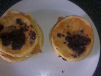 Pancake con cioccolato