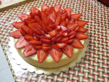 Torta Crema e Fragole