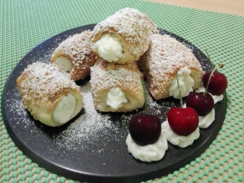 Ciardoni siciliani ,con crema di ricotta