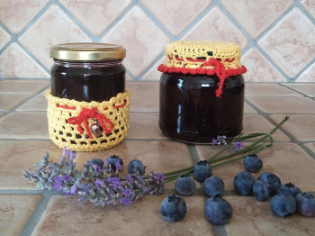 Confettura di mirtilli e lavanda