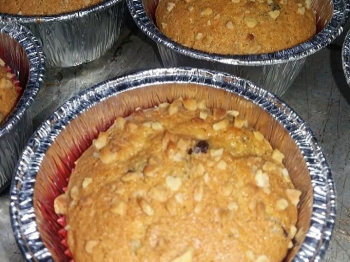 Muffin con gocce di cioccolato