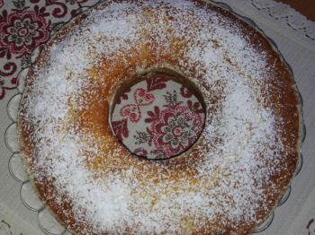 Ciambella al cocco, ricotta e limone