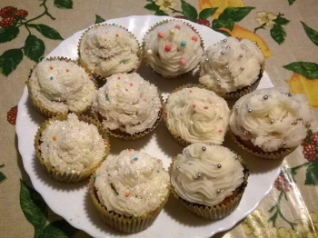 Cupcake al limone con crema al burro