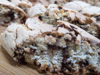 Cantucci con gocce di cioccolato