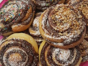 Girelle brioches alla nutella