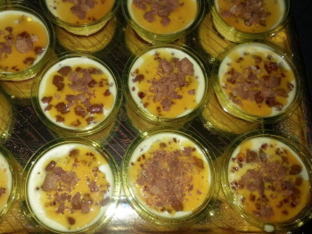 Panna cotta caramello e amaretti