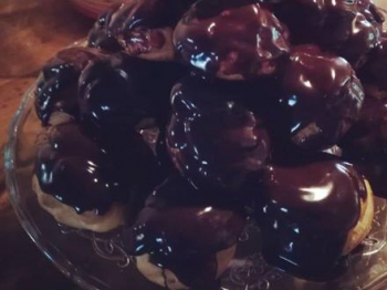 Bignè al cioccolato