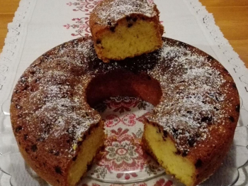 Ciambella di zucca e cioccolato