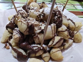 Bocconcini di pizza con nutella