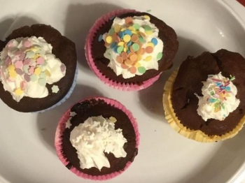 Muffin Cioccolato e mandorla