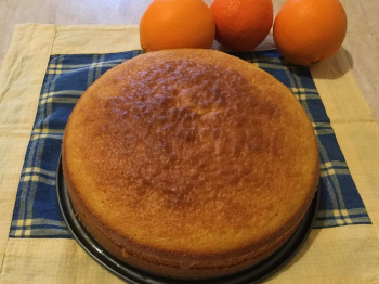 TORTA AL PROFUMO DI ARANCE