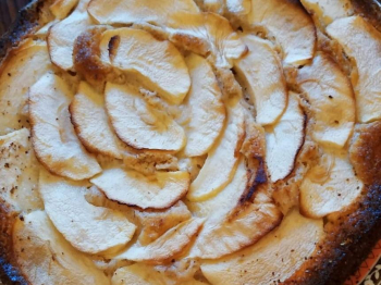 Torta integrale mele e limone