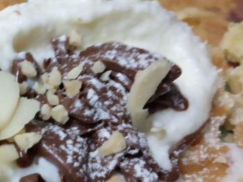 Waffel ricotta e nutella
