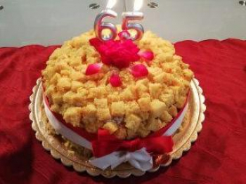 Torta mimosa al cioccolato bianco