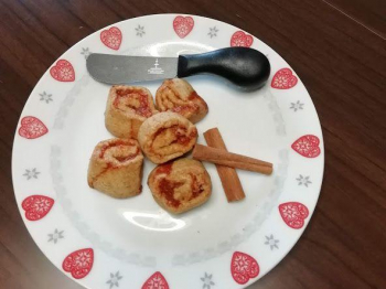 Girelline di frolla integrale e confettura di albicocche