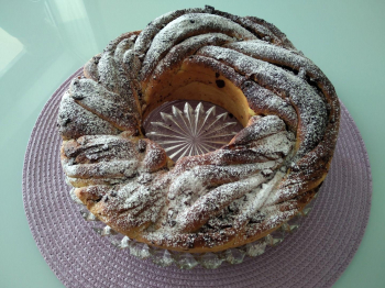 Ciambellone Brioche con gocce di cioccolato
