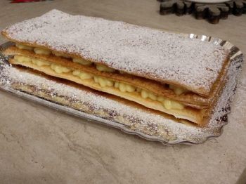 Millefoglie con crema pasticcera