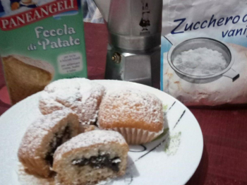 Muffin dal cuore cremoso