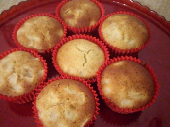 Muffin mela e cannella senza glutine e lattosio