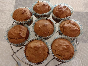 Muffin di grano saraceno senza uova