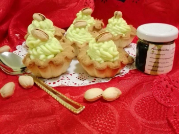 Cestini mascarpone e pistacchio