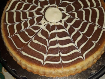 Crostata morbida con marmellata di marroni e cioccolato bianco