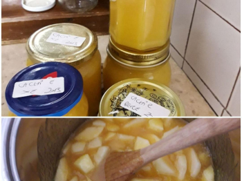 Confettura di cachi e pere
