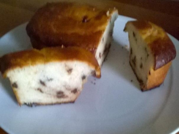 plumcake con gocce di cioccolato