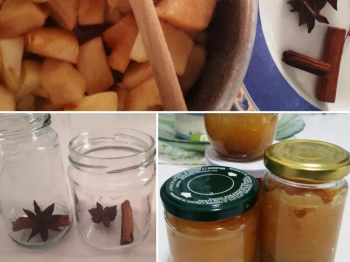 Confettura di mele cotogne, anice stellato e cannella