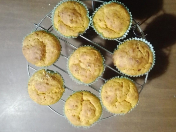 Muffin salati alla zucca