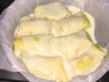 Crespelle alle ortiche e formaggi