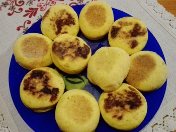 Focaccine di zucca in padella