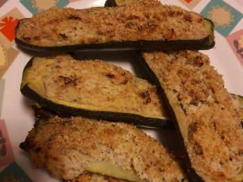 Zucchine ripiene senza uova