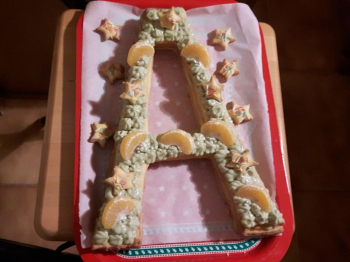 A cream tart: spilla torte di compleanno
