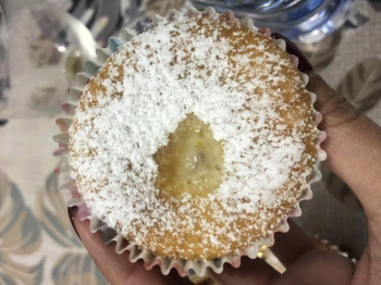 Muffin pere e cioccolato bianco
