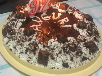 Torta semplice per compleanno