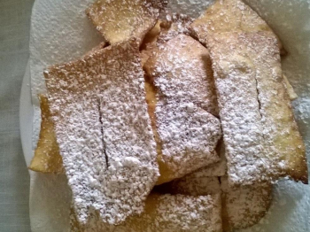 chiacchiere alla panna