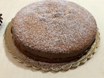 Torta al Rum con crema al cioccolato