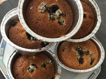 Muffin con uvetta