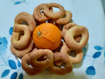 ciambelline all'arancia senza zucchero
