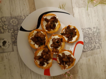 Cestini robiola e porcini