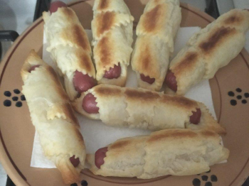 Cornetti di wurstel