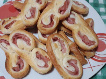 ventagli di pasta sfoglia salati