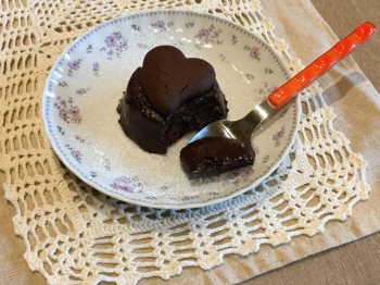 Budino al Cacao con pezzetti di biscotto
