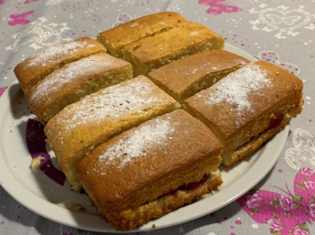 Torta paradiso alla marmellata