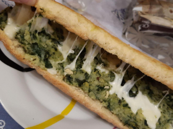 Panuozzo con broccoli e patate