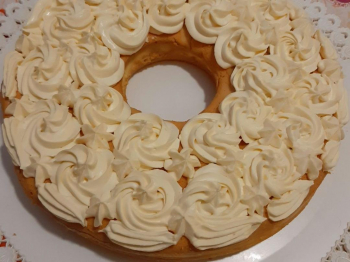 Ciambella di albumi e yogurt