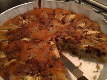 Torta soffice mele e cioccolata