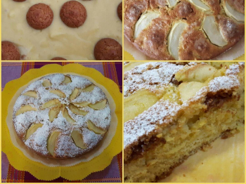 Torta di mele e amaretti ubriachi