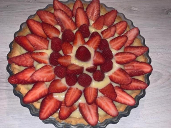 Crostata di fragole fresche